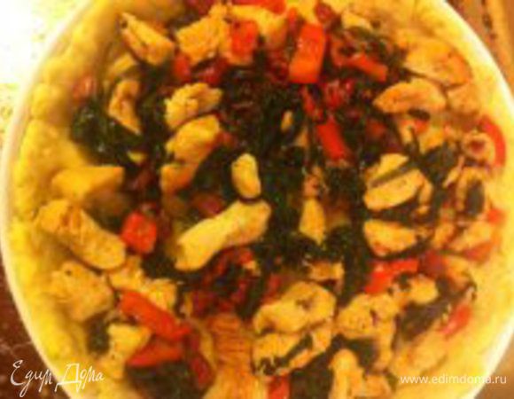 Выложим на корж начинку