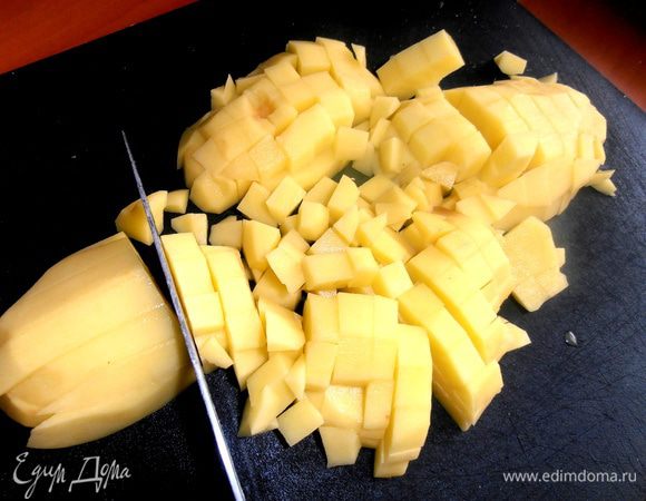 И окончательно делим на кубики.