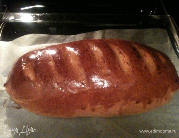 Вот какая красота получилась! прям не батон, а Батонище)  Всем приятного аппетита!