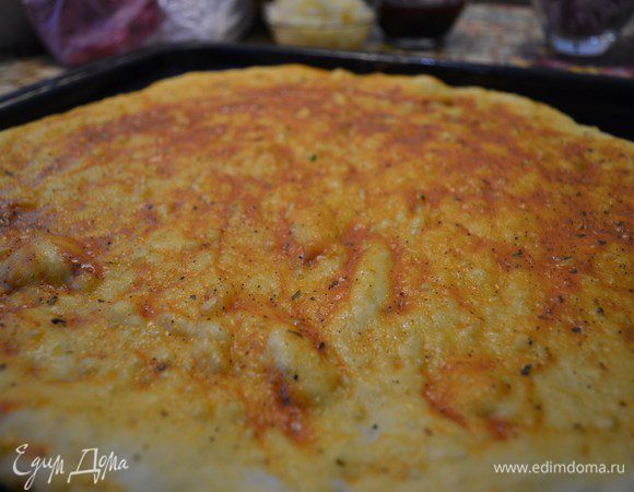 Убрать в духовку, разогретую до 180С на 8-10 мин.