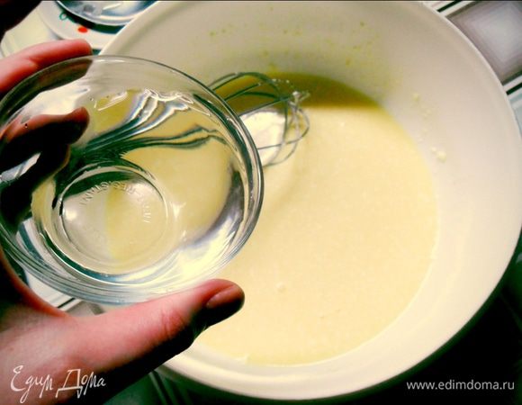 Добавляем холодную воду