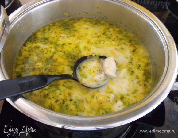 Добавляем базилик....перец....варим 15 - 20 минут....добавляем укроп (свежий или мороженный ) Пока суп варится, делаем обыкновенное картофельное пюре....на ваш вкус (5 картофелин)