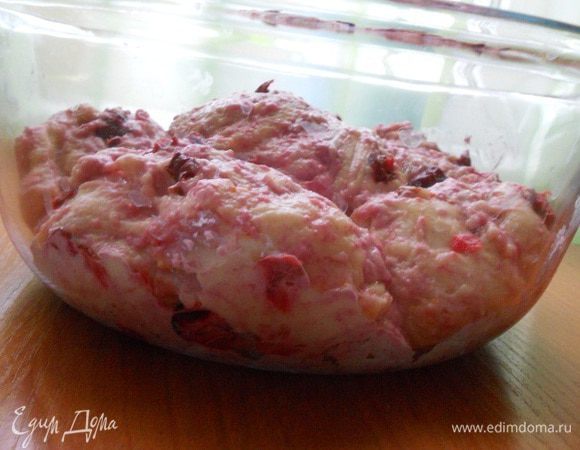 Оставить на расстойку на 1 час 50 минут.