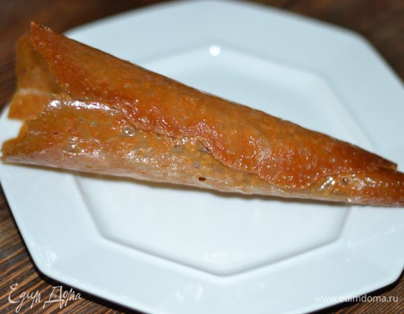 Вот так выглядит готовая трубочка.