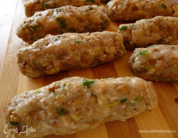 Формуем колбаски.