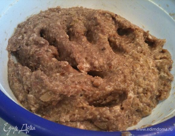 Фарш хорошо вымешать....