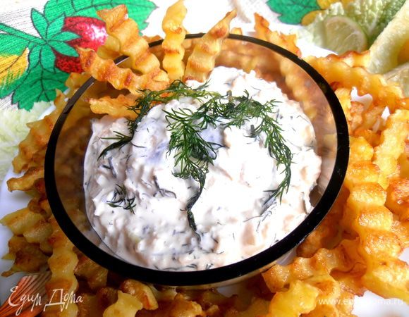 Опять перемешиваем и даём немного настояться,пока жарим картофель.