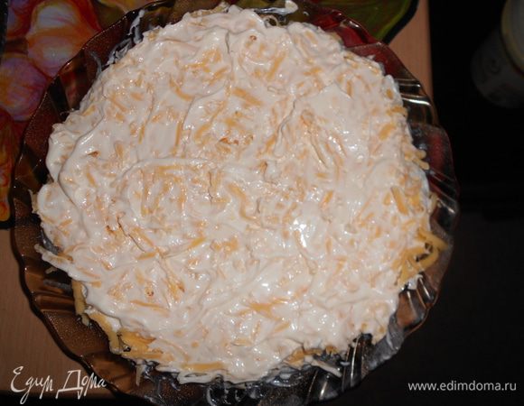 2-й слой сыр ( на терку )