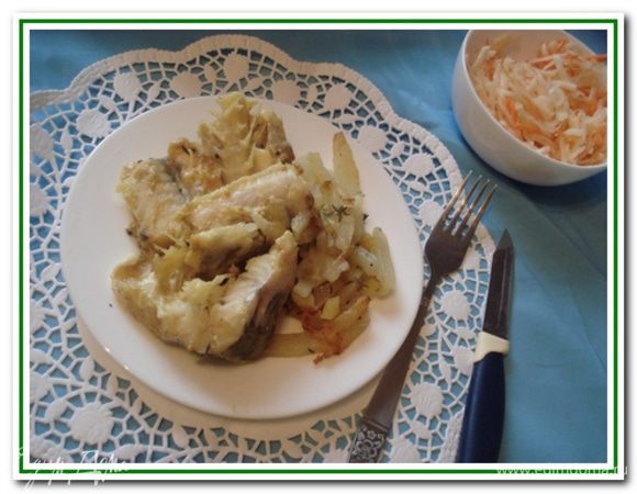 Готовим креветочную рыбу в горчичном соусе.