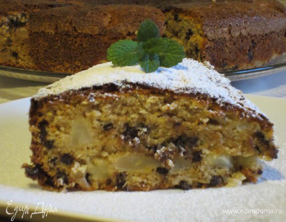 Остывший пирог посыпать сахарной пудрой. Приятного аппетита:)