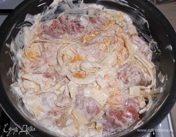 заливаем майонезом, еще раз перемешиваем.