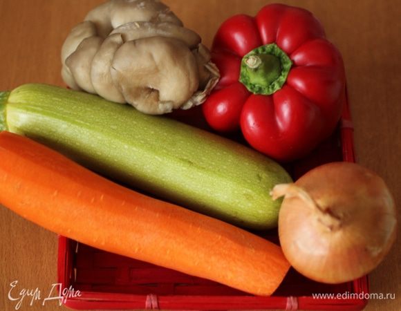 С набором овощей можно экспериментировать...