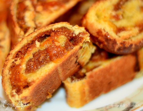 Нарезать на кусочки и подавать. Приятного аппетита!