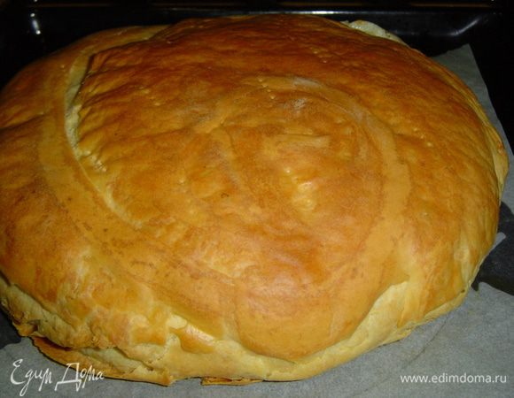 Выпекаем при температуре 180 гр. 30 минут до золотистого цвета.