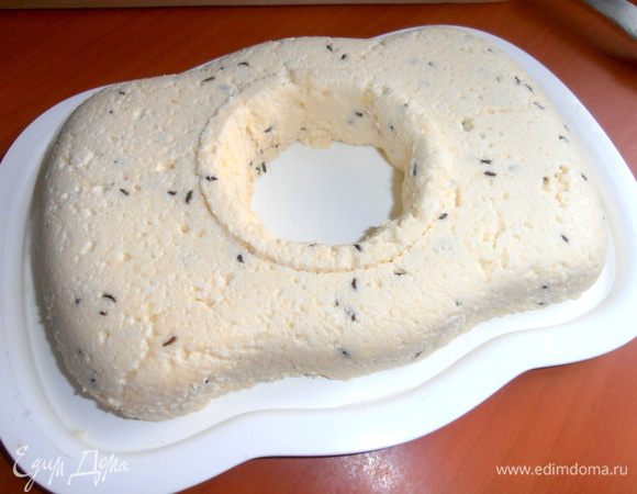 Вот такой домашний сырок у нас получился!