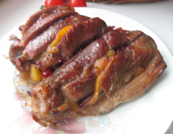 Вынуть из духовки.