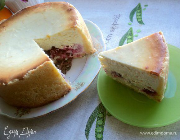 Утром можно наслаждаться нежным вкусом чизкейка. 