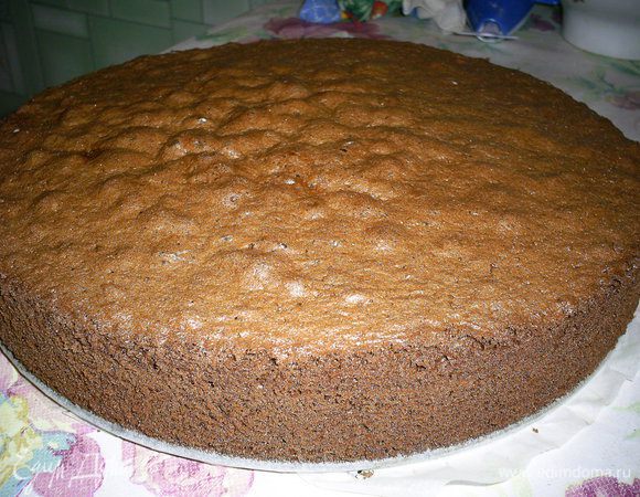 Выпекаем тесто в форме диаметром 26 см, дно которой выстилаем бумагой, в разогретой до 180 градусов духовке 35-40 минут. Ориентируйтесь по своей духовке и сухой лучинке. Остудить в форме.