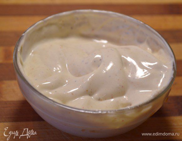 Если нужно урегулировать вкус с помощью горчицы, васаби  и майонеза.