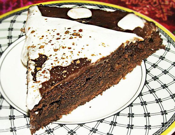 Ну вот как-то так )
Если дать пирогу час не пропитку - будет просто таять на языке.