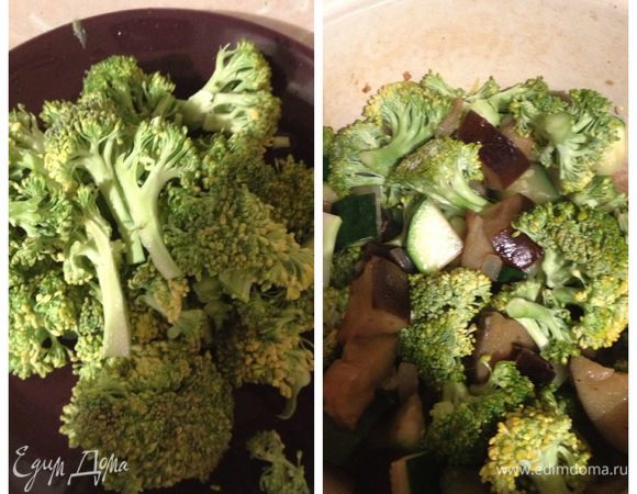 Цветную капусту разбить на соцветия и добавить в казанок.