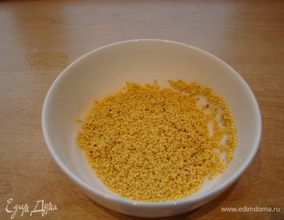 Пшено хорошо промойте.