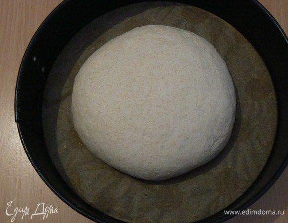 Хорошо вымесить.поместить в форму в теплое место....