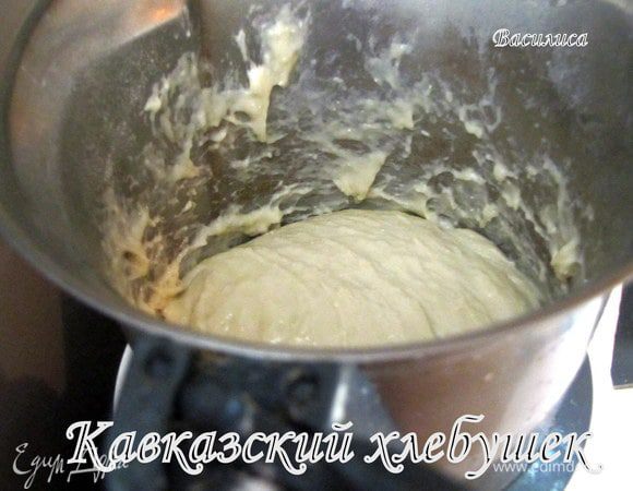 Все кинула в термомикс режим колосок 7 мин.Если нет этого чуда. просто разведите дрожжи. как всегда и замесите тесто.Оно должно получиться как хорошая деревенская сметана. Оставила на 3-4 часа.