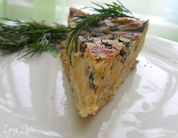 Вот такой простой, но очень вкусный пирог получился.