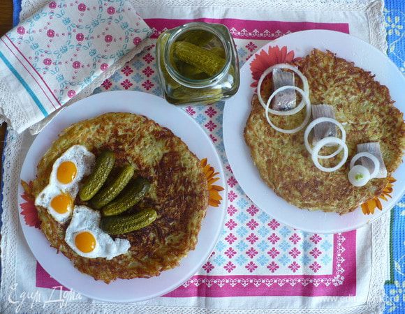 Картофель трём на крупной тёрке. солим. 