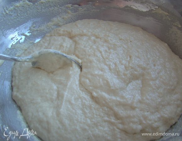 Хорошо перемешиваем, до состояния густой сметаны