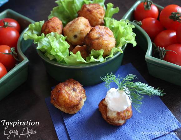 Из этого количества теста получилось 20 крокетов. Они хороши и в горячем виде,и в холодном. Приятного аппетита!!!!