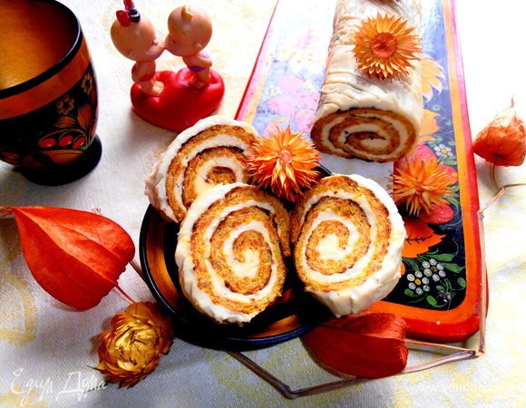 Идея: если взять сыр с разными добавками (например, с грибами), то и рулет приобретёт новый аромат с небольшой ноткой.