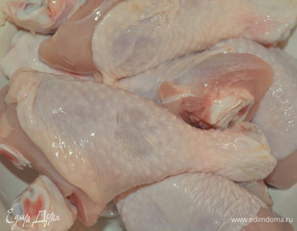 куриные голени вымыть и обсушить