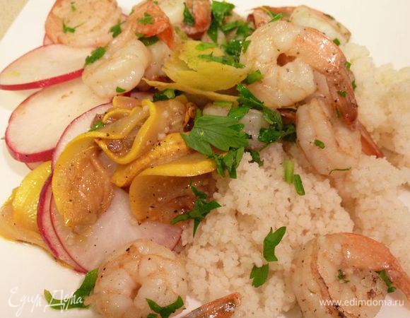 Подавать с кус-кусом и салатом.