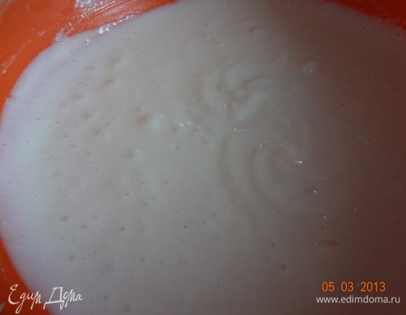 Масса немного загустеет и станет воздушнее.