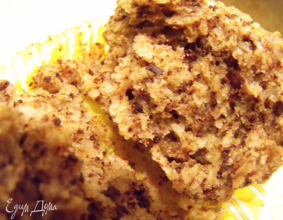 ...а это разлом....выпечка получается более похожа на кекс, но раз Скарлетт... назвала их маффины.... то пусть будут маффины!!!
