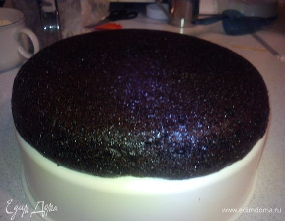 Коржи остудить 