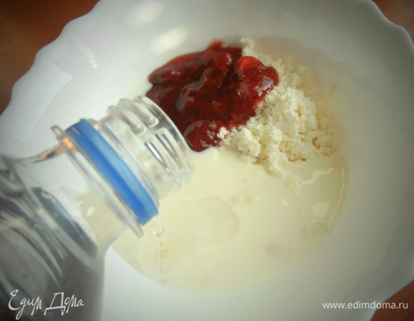 Немного газировки для пышности...