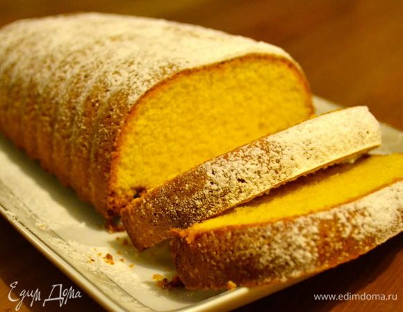 Готовый кекс остужаем на решетке. Затем переворачиваем и достаем его из формы. Перед подачей присыпаем сахарной пудрой.
Buon appetito!!! ))
