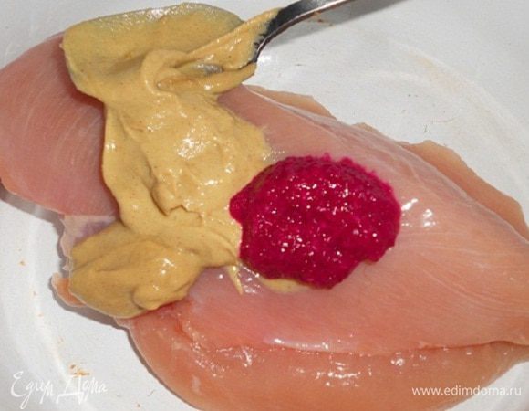 К грудкам добавить хрен, горчицу.