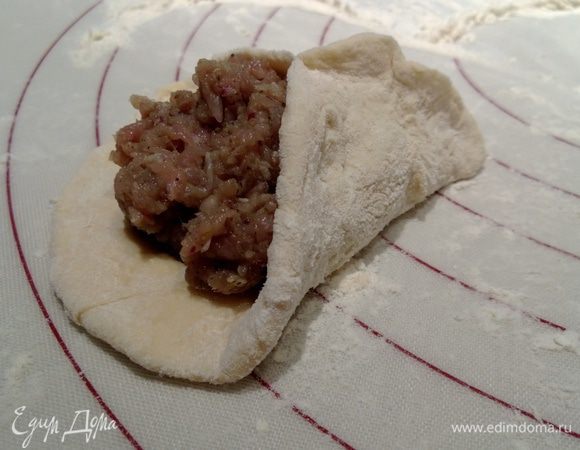 Дальше лепим треугольники.