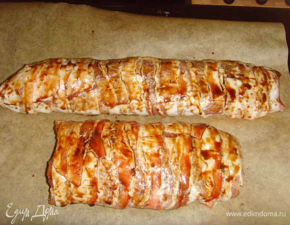  и ещё раз смазать соусом.