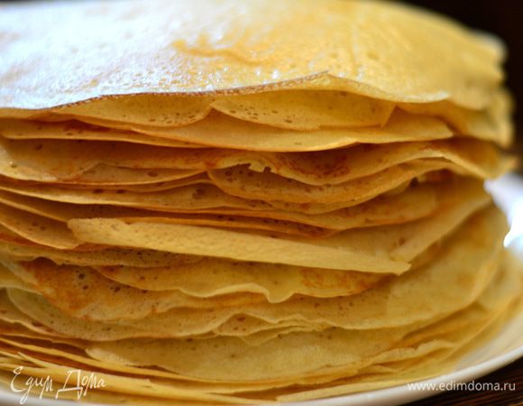 Вот такие получаются блинчики.