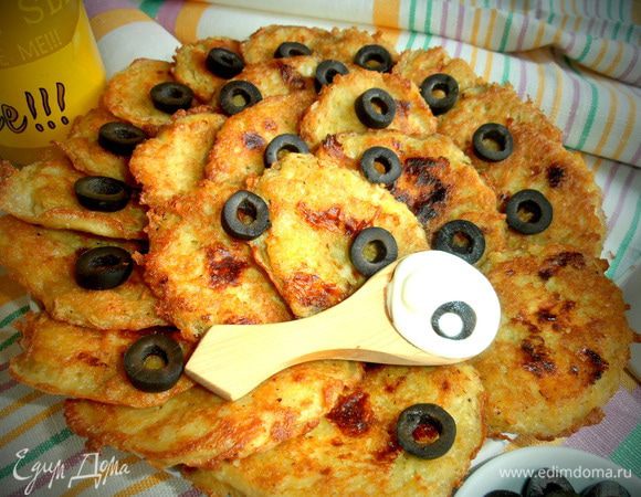 Украшаем оливками для красоты и пикантности...