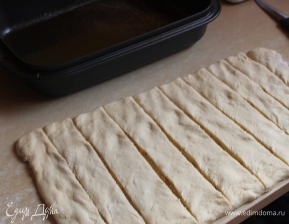 разрезаем на полоски