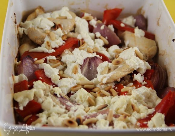 Подаем курочку с кускусом. Приятного аппетита))