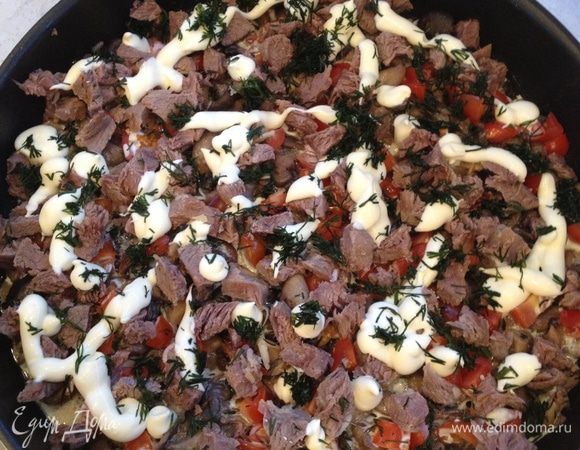 Посыпаем укропом