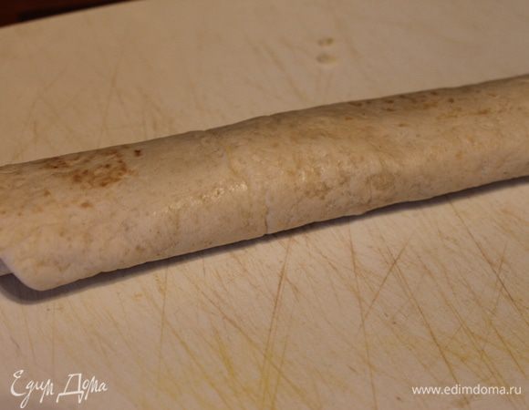 скручиваем в рулет