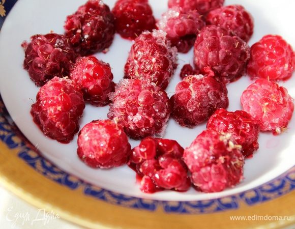 Малину разморозить при комнатной температуре